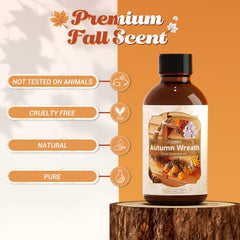 Salubrito patchouli pine notes create a cozy autumn atmosphere.