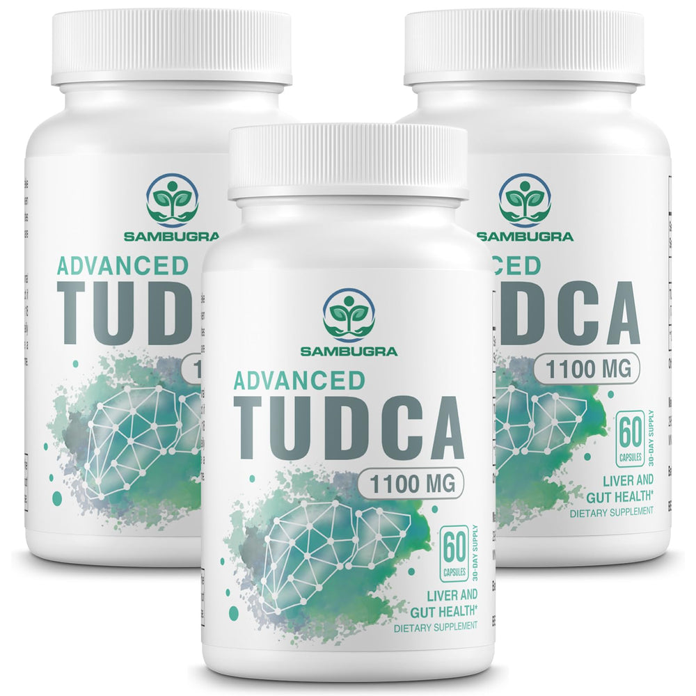 Sambugra TUDCA bottle front for liver support