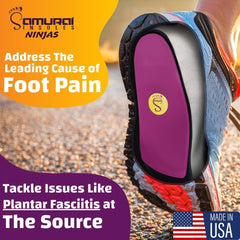 Samurai Insoles Ninjas 3/4 length insert fits shoes with removable insoles for easy upgrade