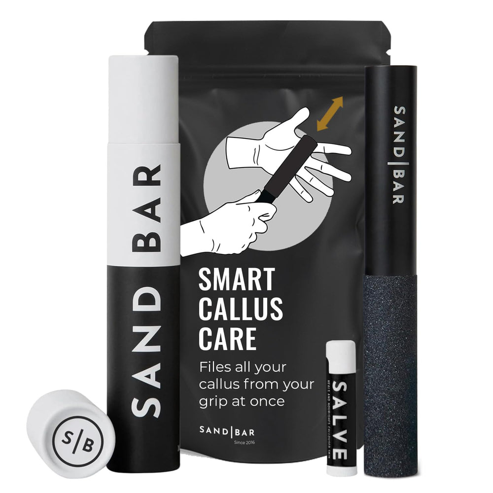 SandBar Callus Remover File shows hand grip for smoother skin