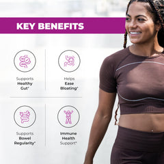 Sandhu's Resveratrol capsules close-up, vegetarian-friendly gut health support.