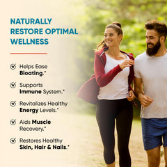 Sandhu's colostrum powder scoop beside container for easy daily intake