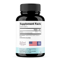 Label view of Sandhu's Magnesium Glycinate Lysinate bottle; vegan formula for broad compatibility.