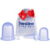 SanDine Silky Skin body cupping set of four cups for promoting circulation