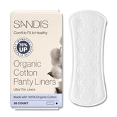 SANDIS Premium panty liner pack front showing discreet daily protection