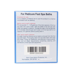 Sanicare Sani-Tablet ready for foot spa setup with clean water