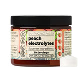 Santa Cruz Paleo Electrolyte Powder Peach bottle aids convenient daily hydration.