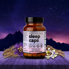Santa Cruz Paleo Sleep Caps with Valerian Root for restful winding down.