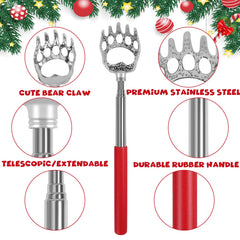 SANTAMADE Bear Claw back scratcher with storage bag for easy travel.