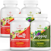 Santegra 2000mg fruit tablets with dragon fruit flavor for daily vitality.