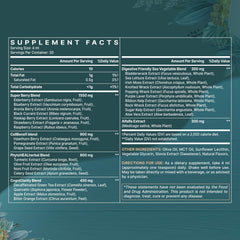 Santegra polyphenols drops poured into a glass for daily use.