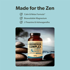 Sapling Magnesium Glycinate capsules closeup highlighting easy-to-swallow chelated magnesium