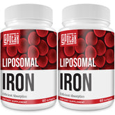 Sapotax Liposomal Fe softgels in bottle provide daily iron support