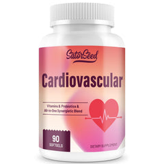 SatorSeed cardiovascular softgel bottle for convenient daily use.