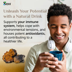 Sayan Siberian Chaga chunks prepared to boost immune-support infusion
