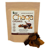 Sayan Siberian Chaga chunks with black crust, ideal for immune-support tea brewing