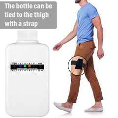 Sazoemao adjustable leg strap secures the bottle hands-free.