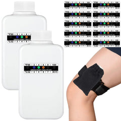 Sazoemao urine test bottle two-pack for on-the-go measurements.