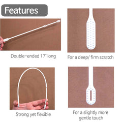 SC Scratch N Clean flexible contour design for arms and legs.