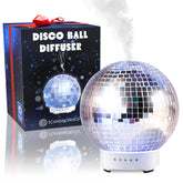 SCANDINORDICA Disco Ball Diffuser rotating creates dynamic light spots for a playful living space.
