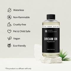 Dream On car diffuser provides a fresh, subtle aroma