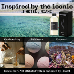 Scentia Miami One diffuser-ready image demonstrates easy diffusion in HVAC and waterless setups.