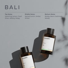 Scentify Bali amber-woody diffuser refill with warm base notes.