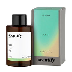 Scentify Bali lemon diffuser refill bottle for bright, uplifting aroma.
