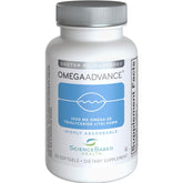 ScienceBased Health OmegaAdvance bottle for daily omega-3 supplementation.