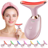 Scopck red-light facial wand in rose gold for convenient at-home skincare sessions.