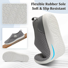 SCURTAIN zero-drop non-slip sole for stable steps on diverse surfaces