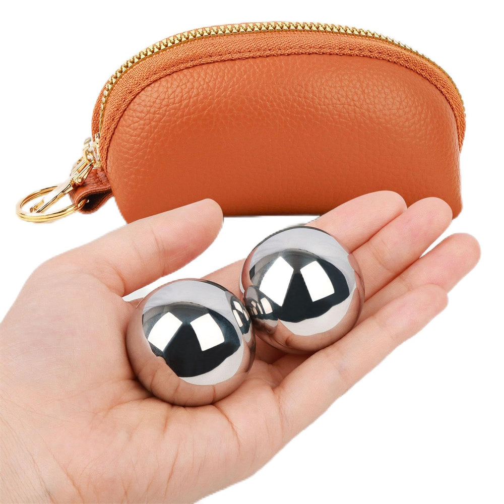 SDEMYI Baoding balls chime close-up showing soothing motion