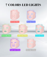 SDKWDH mask displays seven color options for personalized routines