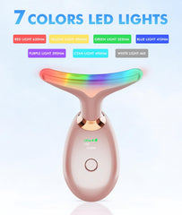 SDKWDH seven-color massager modes shown for versatile facial treatment sessions