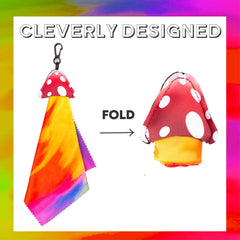 Seabbo psychedelic mushrooms cleaning cloth ideal for phones