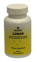 Seagate Whole Lemon Concentrate bottle showcases convenient daily use and citrus flavor.