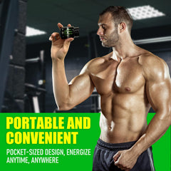 Athlete performing lift with SEAJEA Salts, suggesting potential power and focus gains.