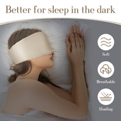 SECZIPE mulberry silk sleep mask provides blackout for focused rest during travel.