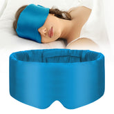 SECZIPE silk sleep mask for side sleepers blocks light and softens skin.