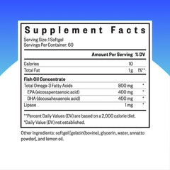 IFOS-certified purity label on Seeking Health fish oil