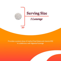 Label close-up highlights folinic acid infused formula for non-methylated folate support