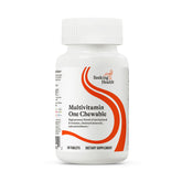 Seeking Health Optimal Multivitamin Chewable bottle image shows convenient daily immune support.