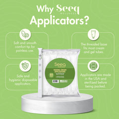 Seeq Wellness comfort tip close-up for gentle insertion