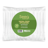 Seeq Wellness pack of 20 disposable vaginal applicators for hygienic use