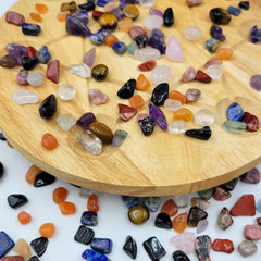 SeeuFun rose quartz chip crystal for mindful decor