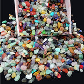 SeeuFun gem stones set: mixed crystal chips for learning and DIY crafts