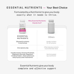 SELF NUTRITION vegan multivitamins women tablet close-up emphasizes once-daily dose
