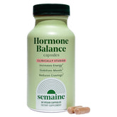 Semaine Hormone Balance bottle front for daily wellness and hormone support.