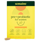 Semaine bottle image showing daily gut support for balanced digestion