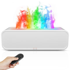 SENMUL essential oil diffuser with flame effect creates a cozy ambience for relaxation.